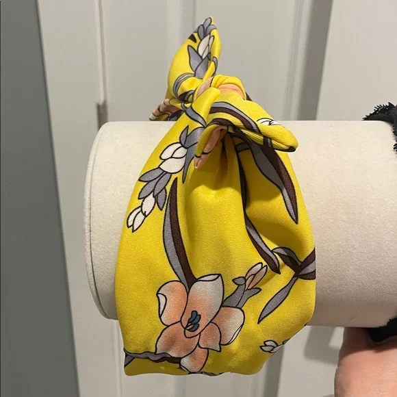 Yellow Floral Headband - Picture 2 of 5